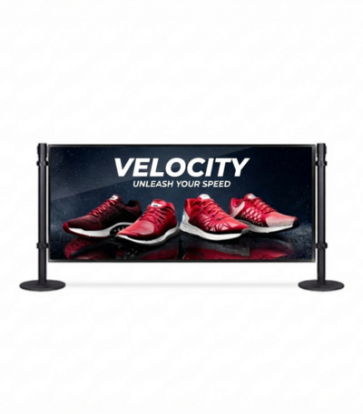 6ft Post and Panel Barrier