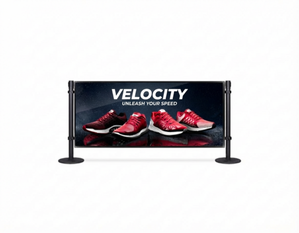 6ft Post and Panel Barrier