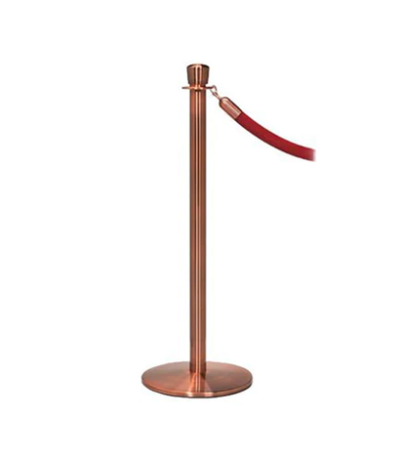 Antique Copper Rope Stanchion