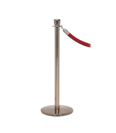 Pewter Nickel Rope Stanchion