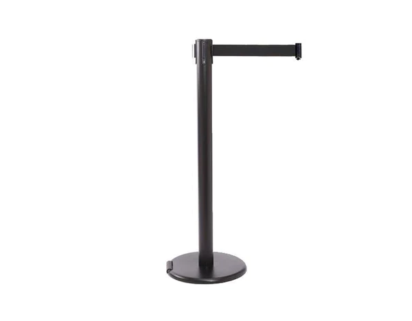 Portable Stanchion - Black