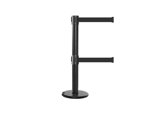 Rollable Stanchion - RollerPro 300 twin - Black