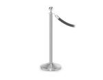 Ropemaster stanchion with a ball top and Satin Stainless finish