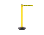 Safety Retractable Belt Barrier Yellow