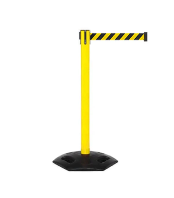 Weatherproof Belt Barrier Yellow