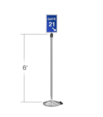 6ft Sign Stand