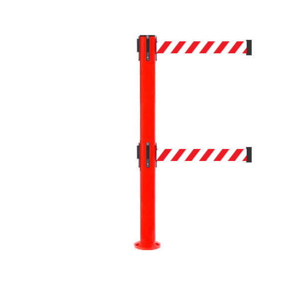 safety pro 250 twin fixed red stanchion for Enhancing Access Control