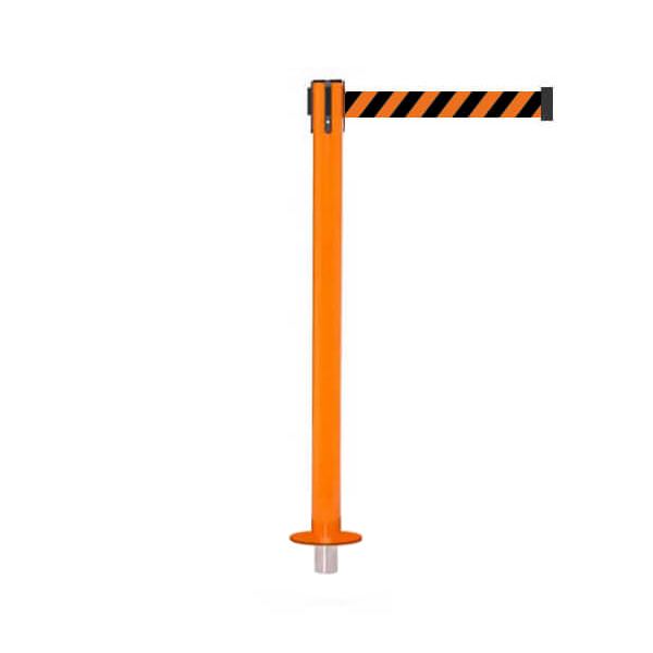 safety pro 250 fixed Orange stanchion for ensuring perimeter security