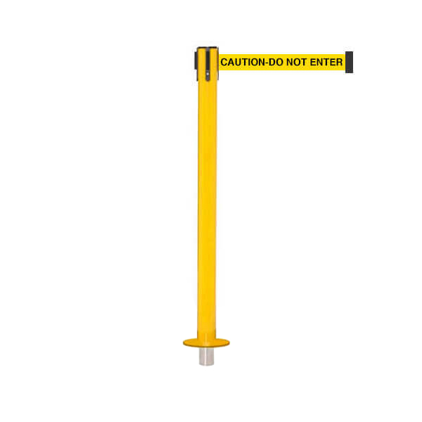 safety pro 250 fixed Yellow stanchion for ensuring perimeter security