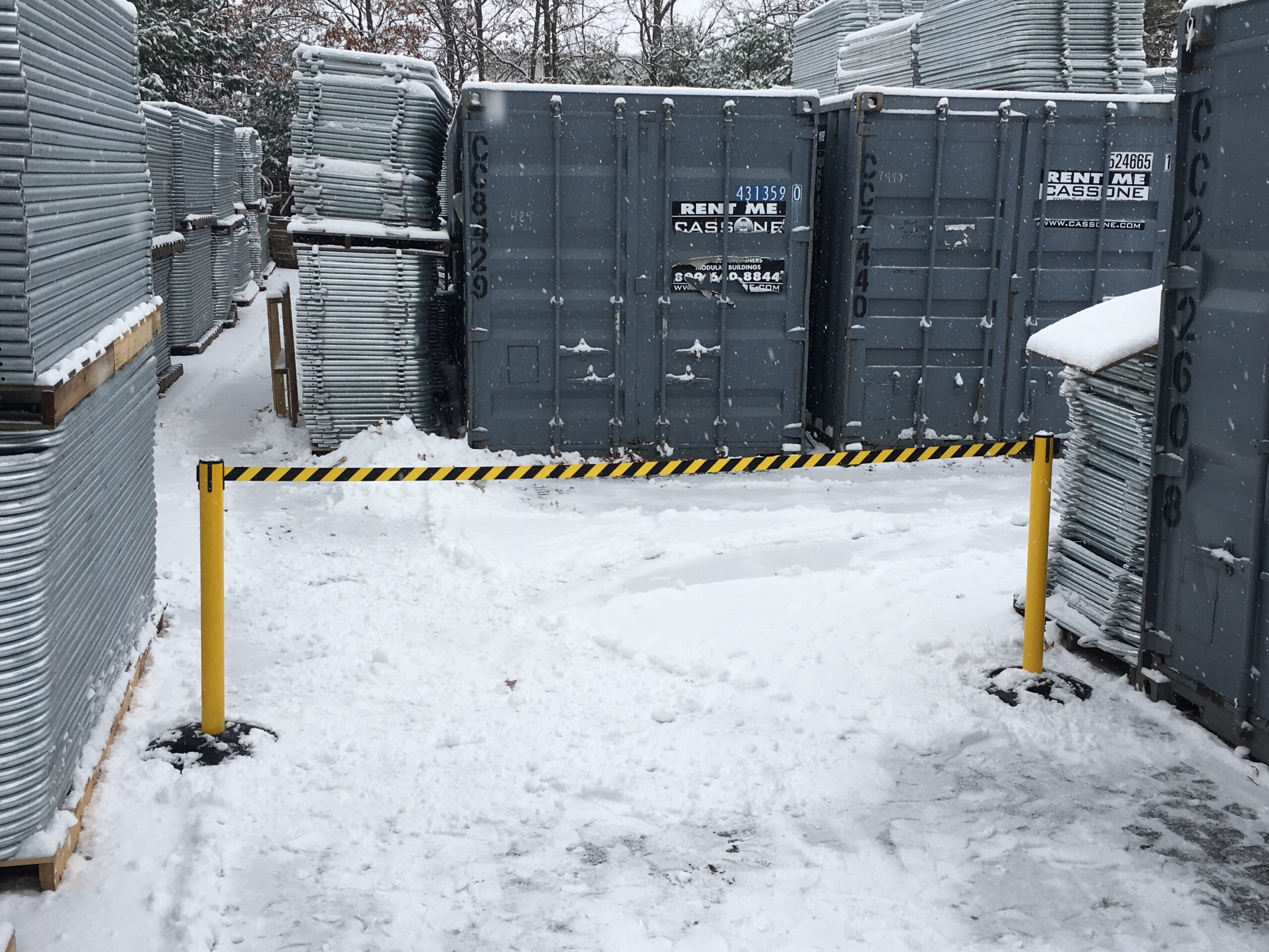 WeatherMaster Stanchion In The Snow