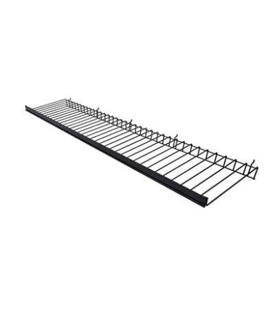 small wire slanted shelf