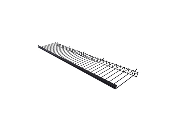 small wire slanted shelf