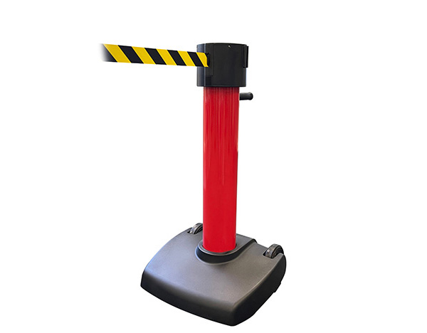 Long Industrial Belt Barrier - Red