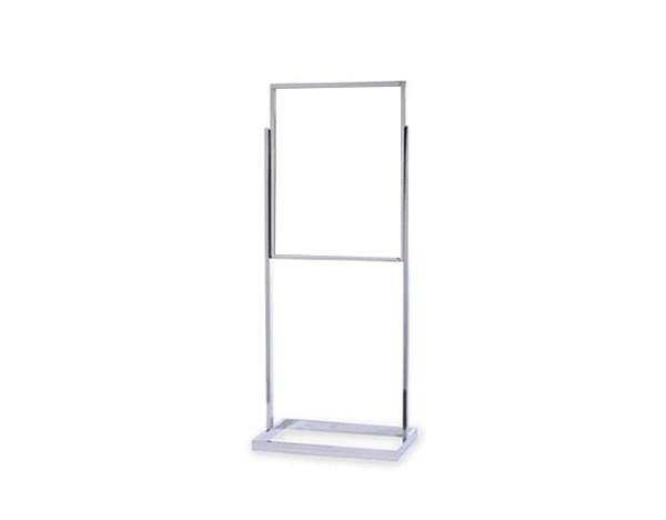 large single frame Poster Stand Squared Base