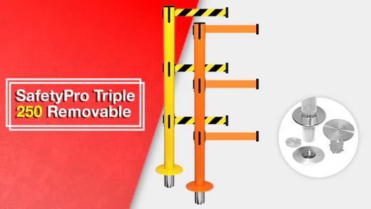 Safetypro triple 250 removable banner