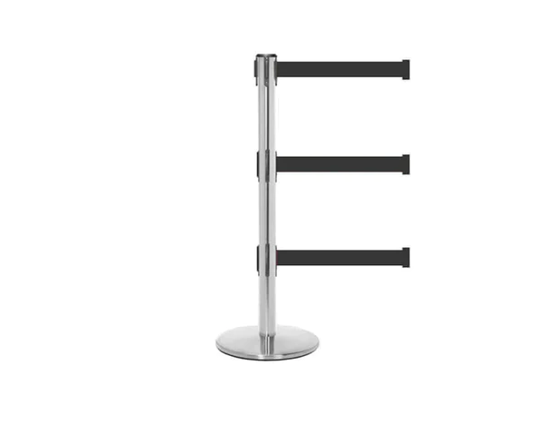 QueuePro Triple 250 Satin Stainless for Maximizing queue management effectiveness