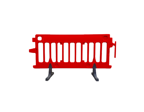 CrowdPro red plastic barricade