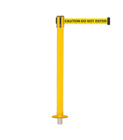 Safety Removable 250 removable base safety belt barrier