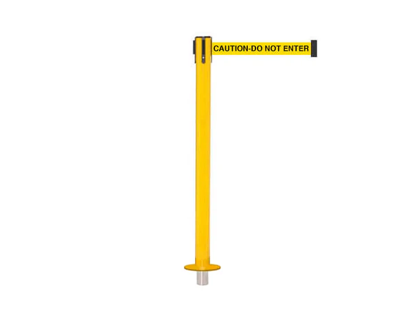 Safety Removable 250 removable base safety belt barrier