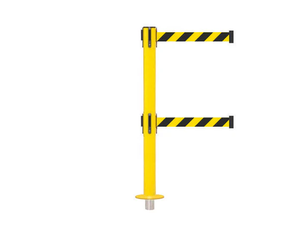 twin belt removable safety barrier