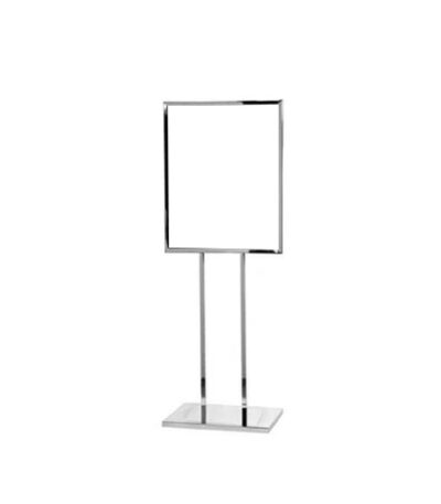 single frame Poster Stand- squared base