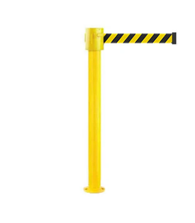 SafetyPro 335 Long Belt Fixed Stanchion Yellow