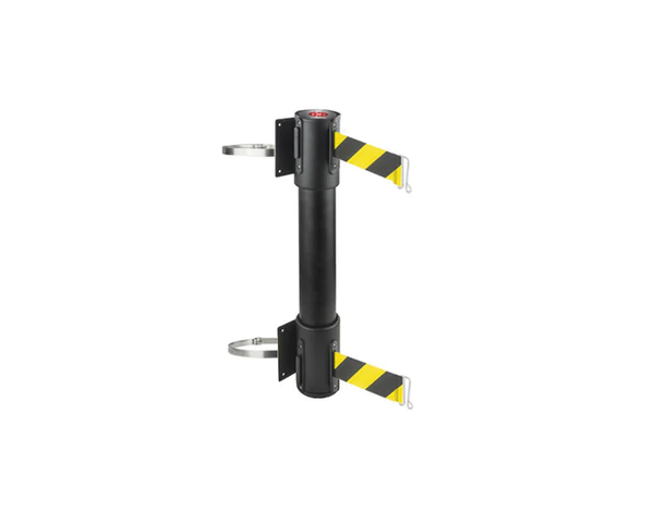 WallMaster Twin with a clamp attachment to a pole for the in depth guide: wall mounts