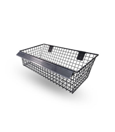 black wire basket