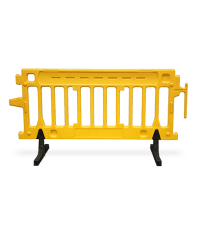 Yellow Plastic Barricade