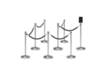 8 Pack Rope Stanchion Bundle - PS