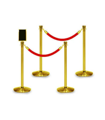 4 Pack Rope Stanchion Bundle