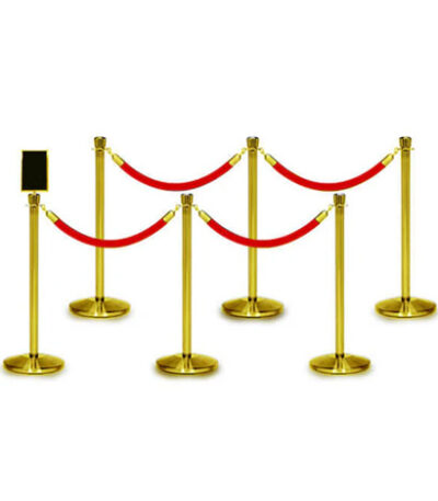 6 Pack Rope Stanchion Bundle