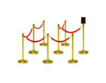 8 Pack Rope Stanchion Bundle - PB