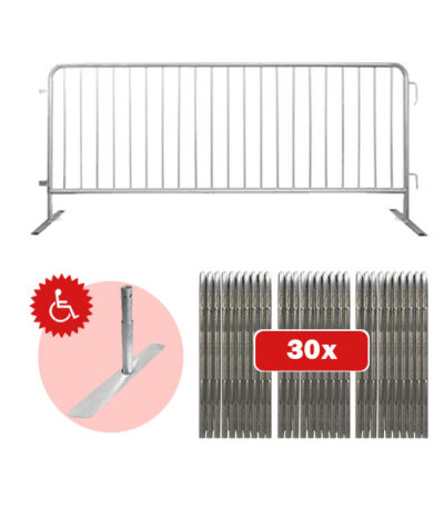 30 Pack ADA Compliant Barricade Bundle