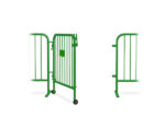 Green barricade gate