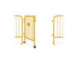 yellow barricade gate