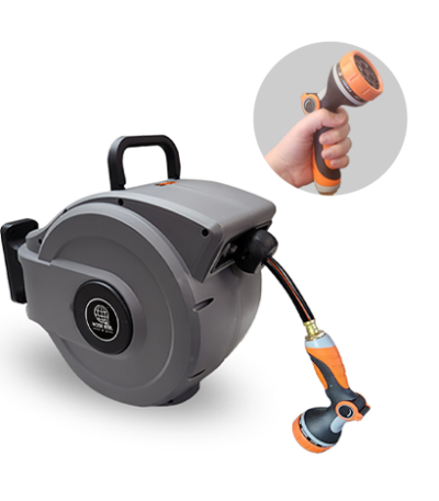 Garden Hose Reel Grey