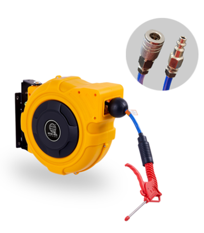 30ft Yellow Air Hose Reel