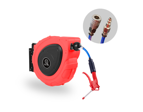 65ft red air hose reel