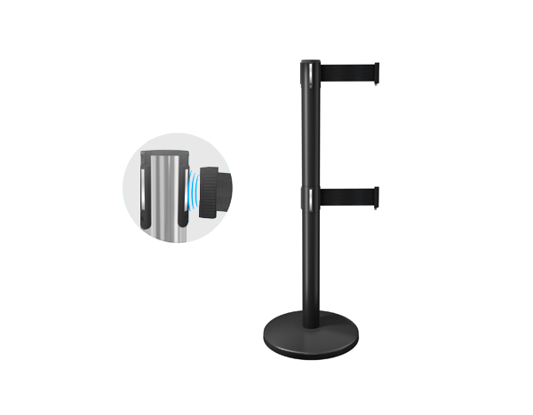 twin belt breakaway stanchion