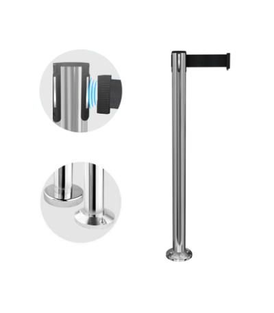 Fixed Breakaway Belt Barrier