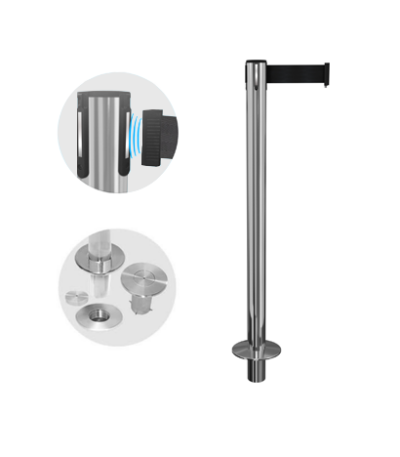 Removable Breakaway Belt Barrier