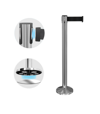 Magnetic Breakaway Belt Barrier