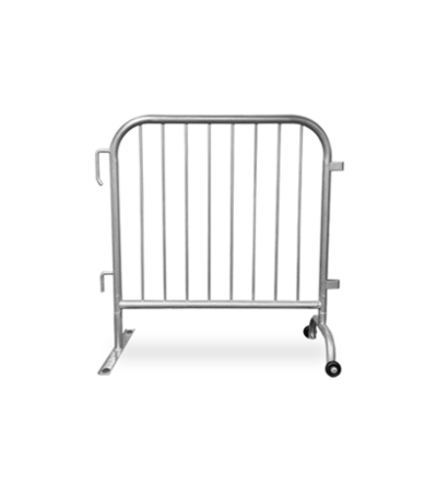 Roller and flat feet barricade